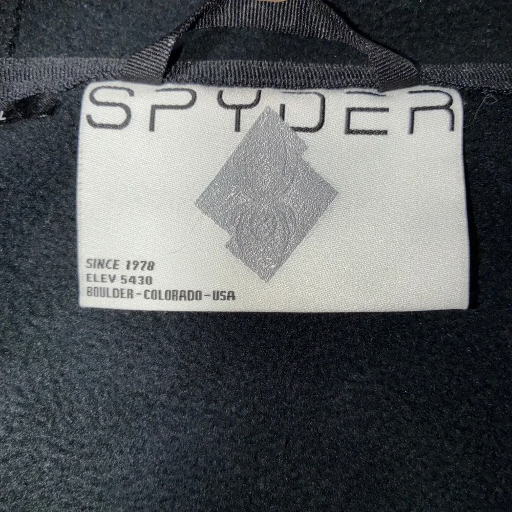 Spyder The Full Zip Hoodie Fleece Softshell Ski Men Size XL 191074